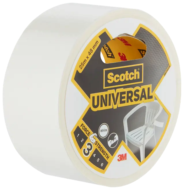 Scotch® Universal Lærredstape Hvid 48 mm x 25 meter