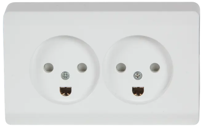 LK OPUS 66 Stikkontakt dobbelt med jord