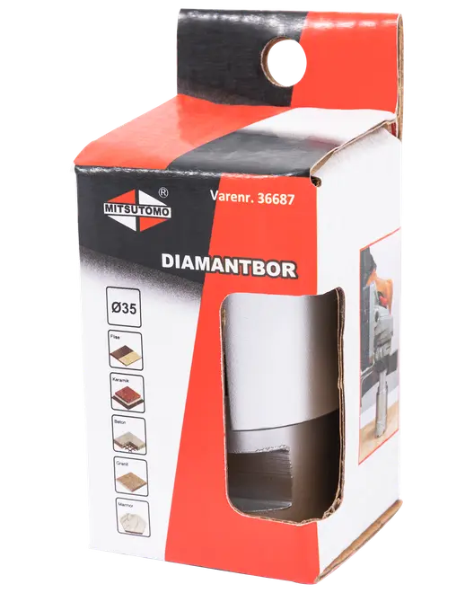 Mitsutomo diamantborr 35 mm