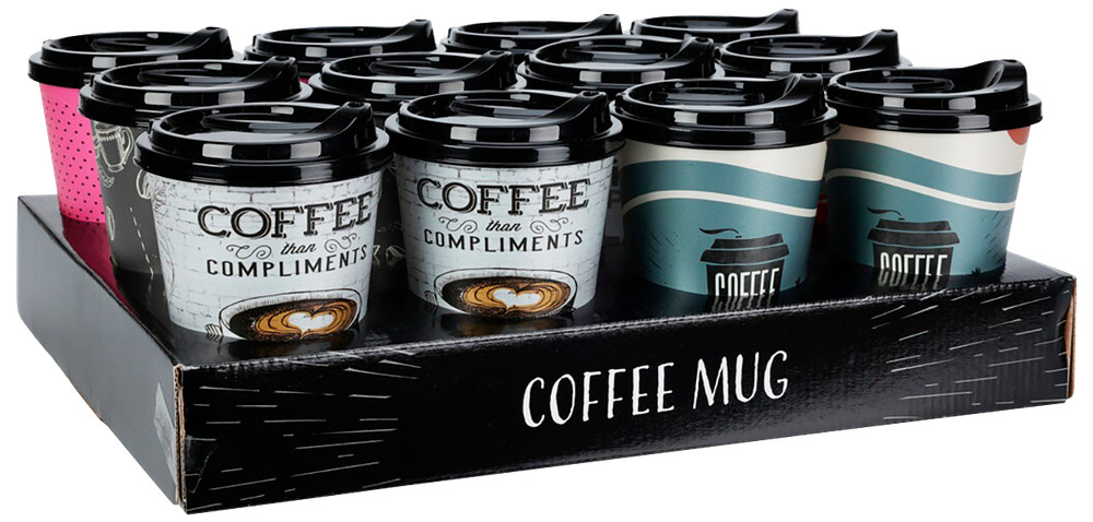 Kaffekop to-go 500 ml - assorterede design