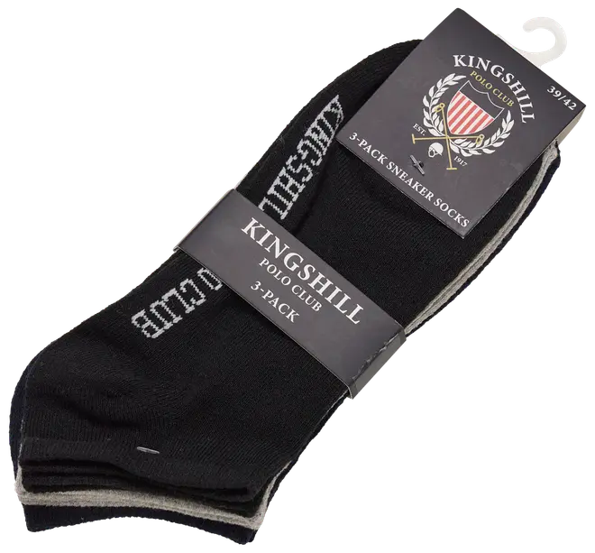 Kingshill Ankelstrumpor 3-pack
