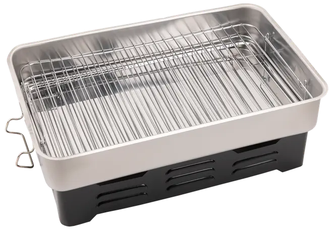 Rygeovn med 2 brændere