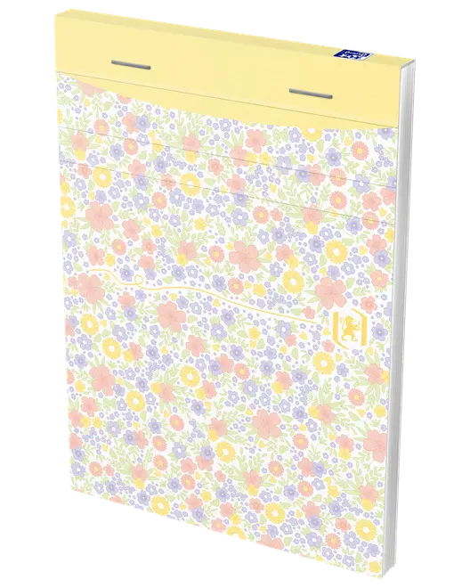 Anteckningsblock Floral A6 linjerat