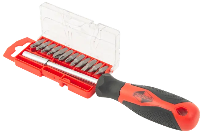 Bitsskruetrækkersæt 14 dele