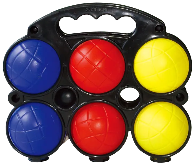 Boccia-spel för trädgården, 6+1 klot