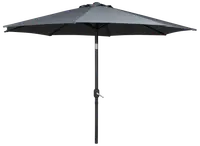 Parasoll med tilt Ø3 meter - Grå