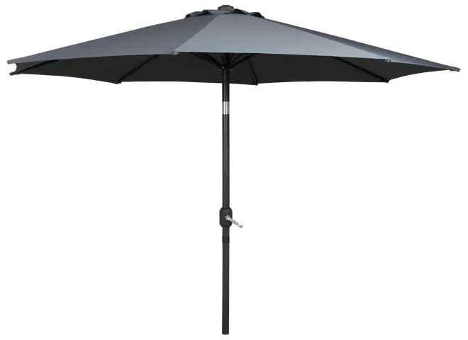Parasoll med tilt Ø3 meter - Grå