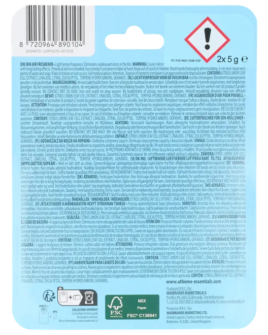 Luftfräschare avfallshink citron