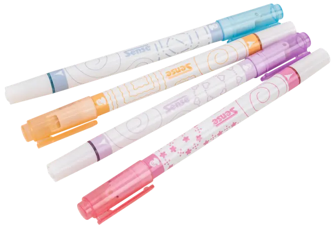 Sense Mønsterpenne 4-pak