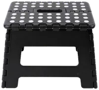 Hopfällbar pall H. 22 cm - Svart