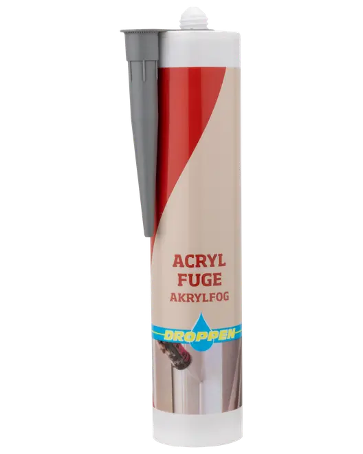 Droppen Acrylfugemasse 300 ml - grå