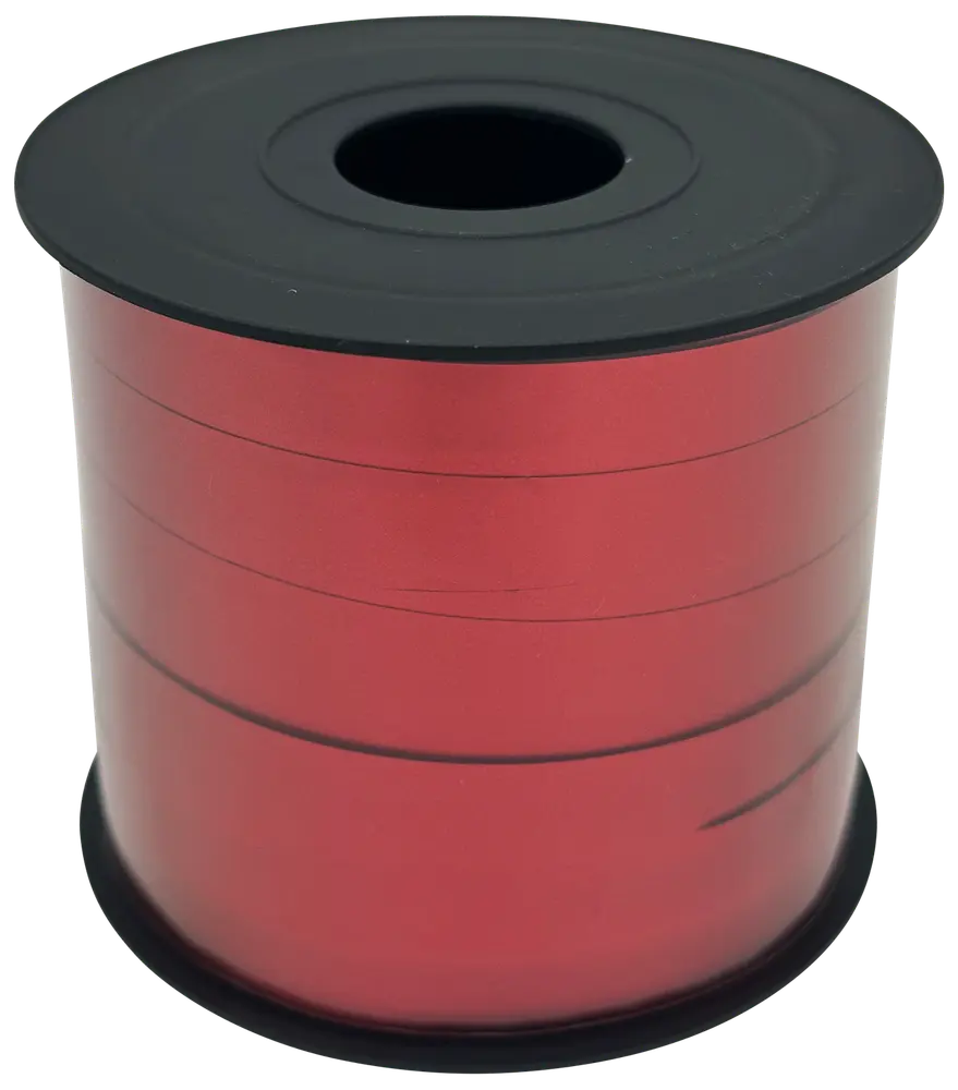 Presentband 1 cm x 50 m röd 