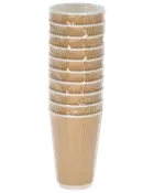 Papkrus rillet 250 ml 10-pak