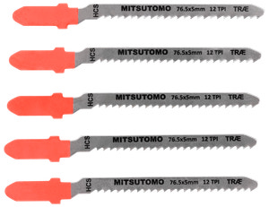 Mitsutomo Stiksavsklinger Træ 12T 5 stk.