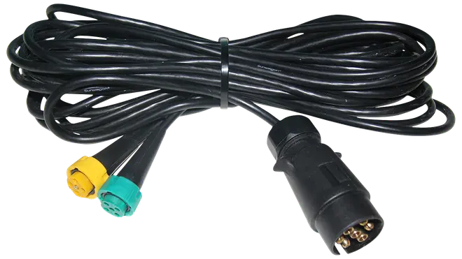 BRANFORD - Kabelsæt med 7-polet stik 5 meter
