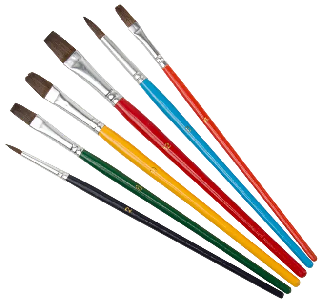 Penselset 6 st vattenfärg