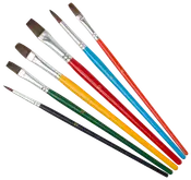 Penselset 6 st vattenfärg