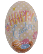 Påskeæg Metal - 12 cm