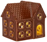 Pepparkakshus Keramik LED H. 8 cm