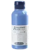 Schmincke Akademie akrylfärg, koppar, 250 ml flaska med blått skruvlock och vit etikett. Passar konstnärer som vill ha metallisk akrylfärg.
