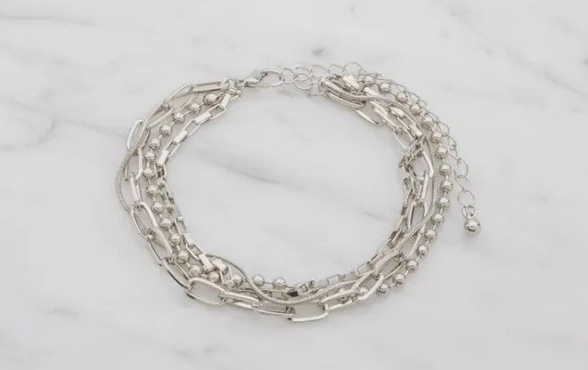 Armbånd 4-i-1 - sølv