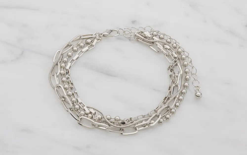 Armband 4-in-1 - silver