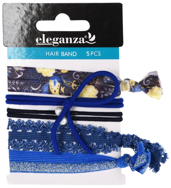 Hårelastikker 5-pak assorterede varianter