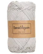 Bomullsgarn 50 g ljusgrå