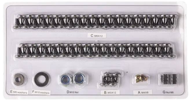 Skruesæt til gasgrill PRO 4 + 1 IR