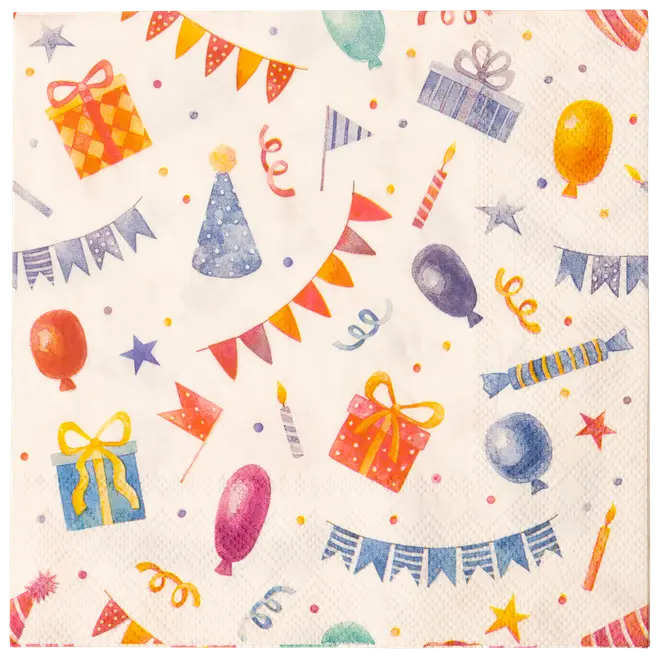 Servett 33 x 33 cm barnmotiv 20-pack