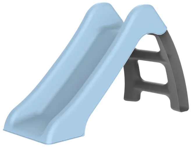 Rutschebane med vandtilslutning