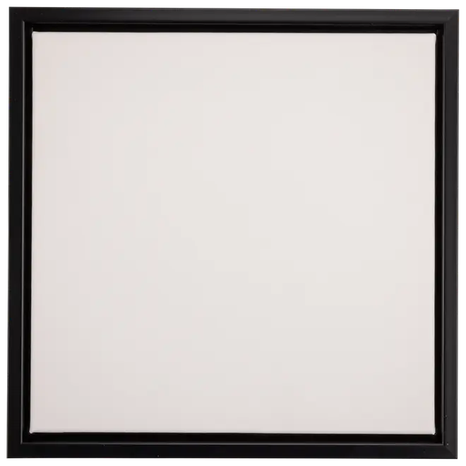 Svävarram målarduk 30x30 cm svart