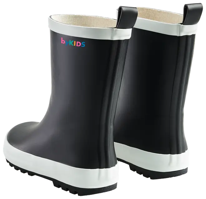 Gummistøvler til børn - sort