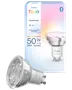 Philips Hue Essential GU10 LED-pære, 50W ækvivalent, 345 lumen, hvid og farve, Bluetooth. Kompakt spotpære, velegnet til smart belysning i hjemmet.