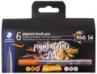 /staedtler-pensel-tusch-pigmentart-graa-gul-6-pak