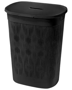 Tvättkorg 55 L - Svart