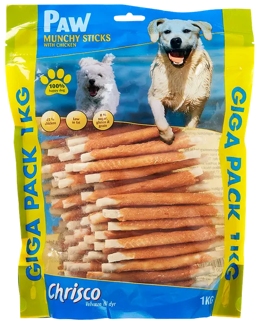 Paw Munchy Sticks Kylling 1 kg