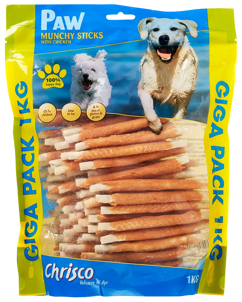 Paw Munchy Sticks Kyckling 1 kg