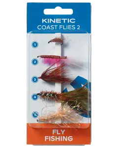 Kinetic coast flies 2 5-pack