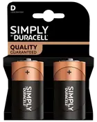 DURACELL Simply D 2-pack