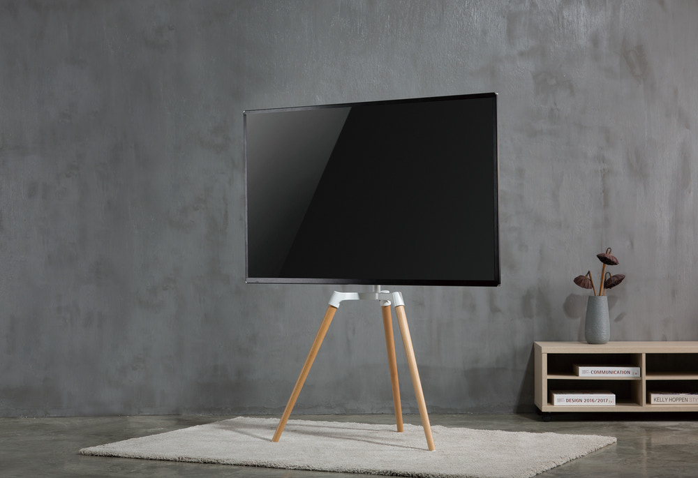 SINOX TV stander 50"-65" - bøg/hvid