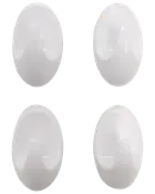 Selvklæbende kroge plast 4-pak