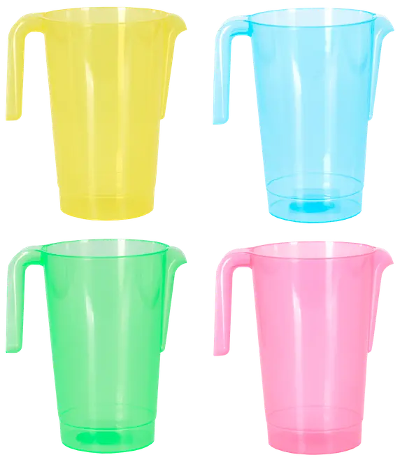 Plastkande 1,5 L - forskellige farver