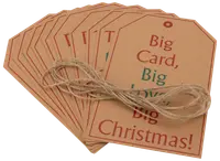 Presentetiketter Gigant 10 st