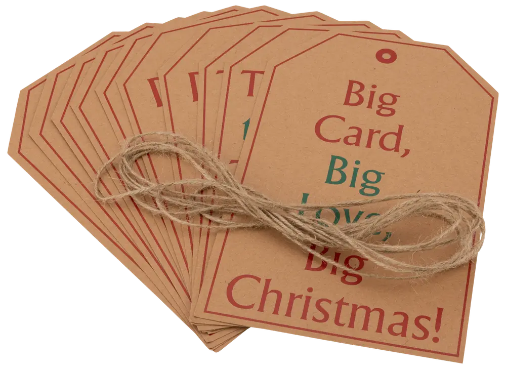 Presentetiketter Gigant 10 st