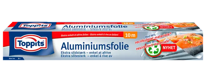 Toppits aluminiumsfolie 10 m