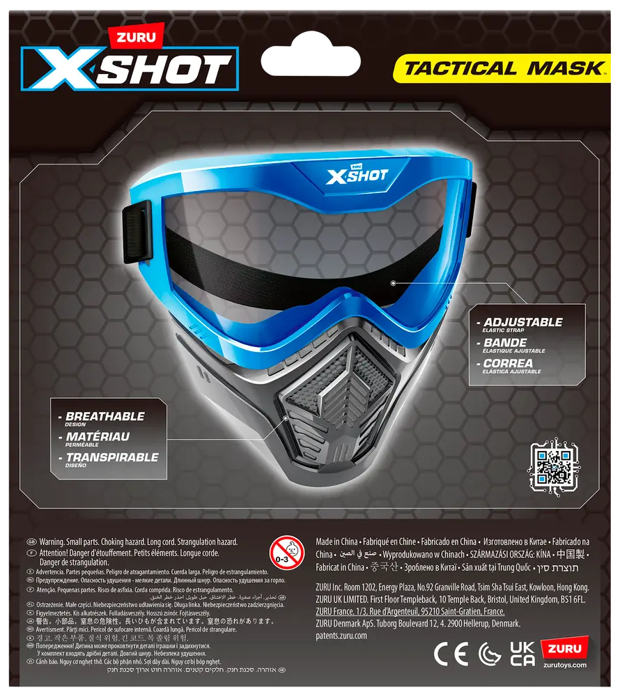 X-shot Tactical mask pro