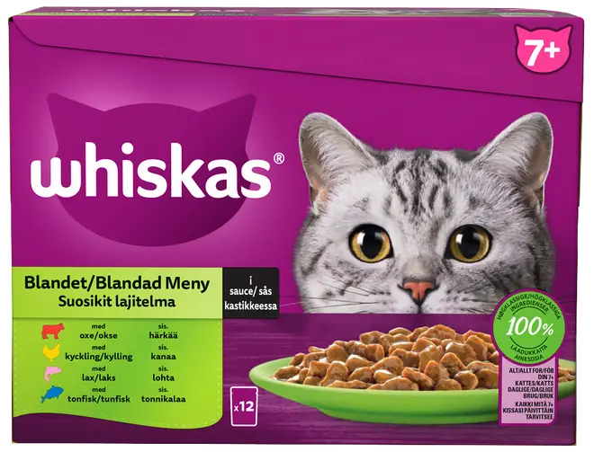 Whiskas 7+ Mix menu - 12 x 85g