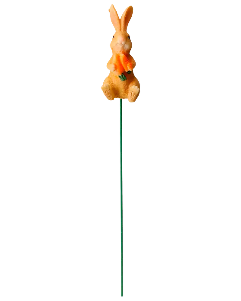 Påskehare på pind - 33 cm