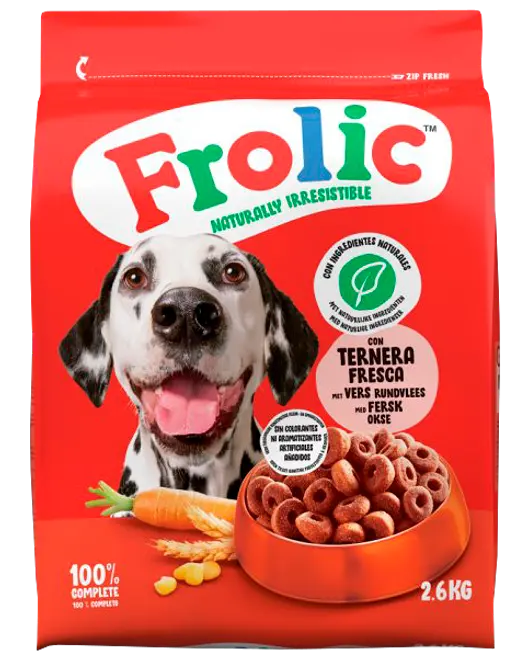 Frolic torrfoder nötkött 2,6 kg